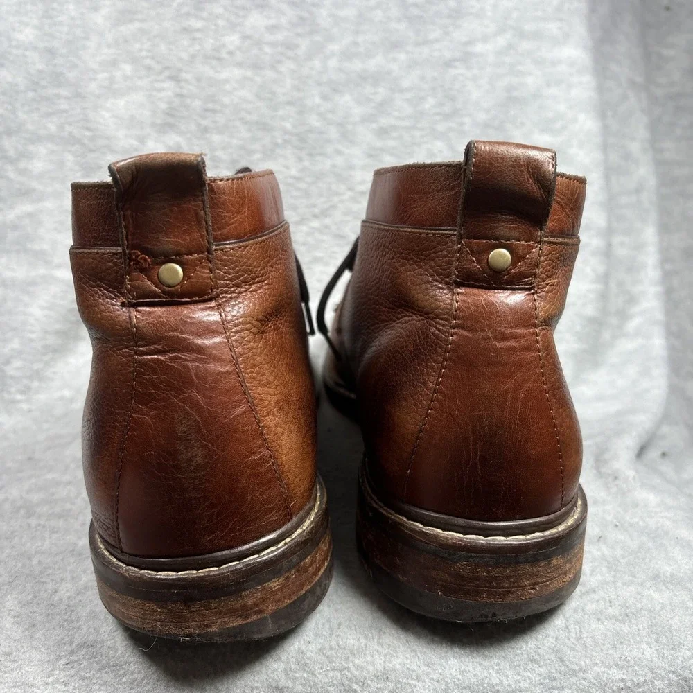 Cole Haan Chukka Men's 13 Brown Leather Goodyear‎ Welt GYW Stacked Heel C24531